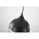 DU Series Pendant Ceiling Light, Round Black